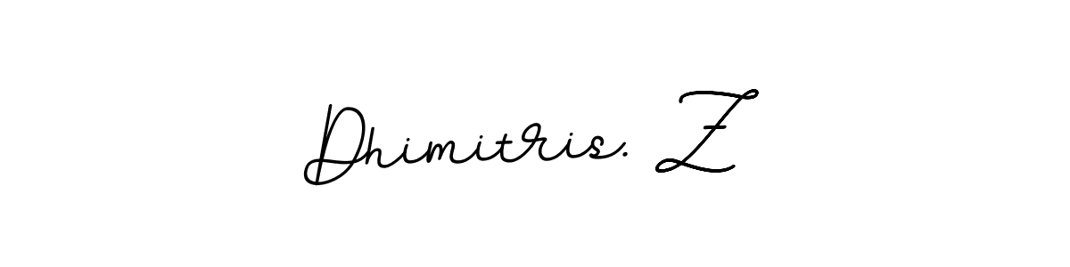 This is the best signature style for the Dhimitris. Z name. Also you like these signature font (BallpointsItalic-DORy9). Mix name signature. Dhimitris. Z signature style 11 images and pictures png