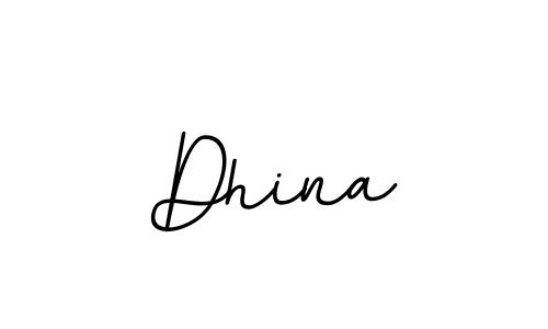 The best way (BallpointsItalic-DORy9) to make a short signature is to pick only two or three words in your name. The name Dhina include a total of six letters. For converting this name. Dhina signature style 11 images and pictures png