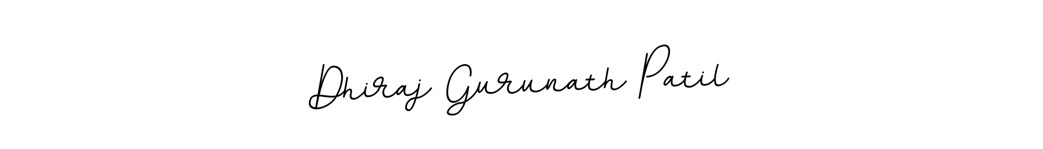 Use a signature maker to create a handwritten signature online. With this signature software, you can design (BallpointsItalic-DORy9) your own signature for name Dhiraj Gurunath Patil. Dhiraj Gurunath Patil signature style 11 images and pictures png