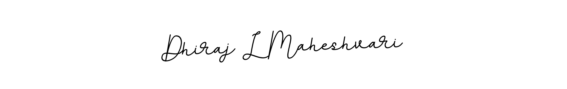 if you are searching for the best signature style for your name Dhiraj L Maheshvari. so please give up your signature search. here we have designed multiple signature styles  using BallpointsItalic-DORy9. Dhiraj L Maheshvari signature style 11 images and pictures png