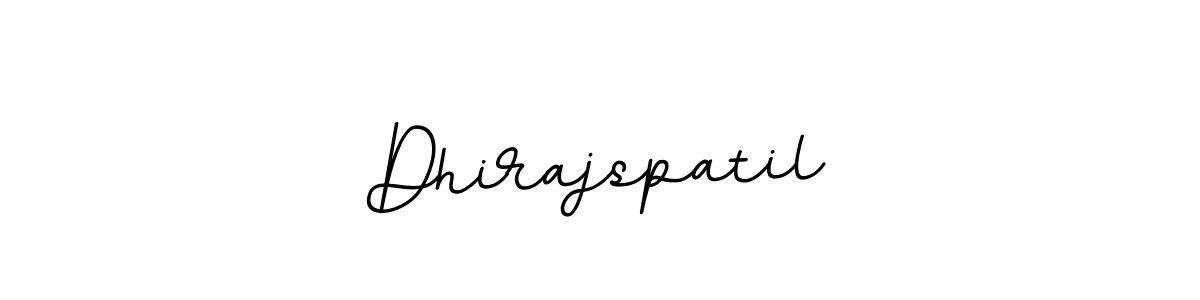 Make a beautiful signature design for name Dhirajspatil. With this signature (BallpointsItalic-DORy9) style, you can create a handwritten signature for free. Dhirajspatil signature style 11 images and pictures png