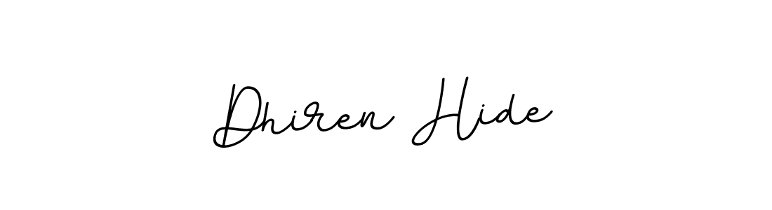 Use a signature maker to create a handwritten signature online. With this signature software, you can design (BallpointsItalic-DORy9) your own signature for name Dhiren Hide. Dhiren Hide signature style 11 images and pictures png
