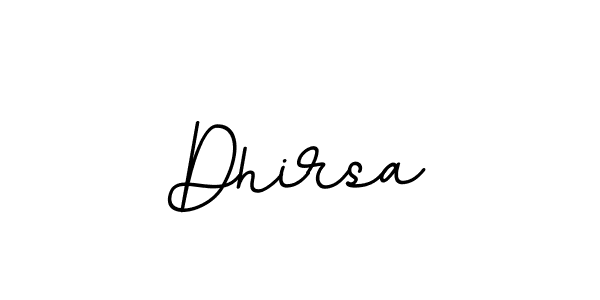 Design your own signature with our free online signature maker. With this signature software, you can create a handwritten (BallpointsItalic-DORy9) signature for name Dhirsa. Dhirsa signature style 11 images and pictures png