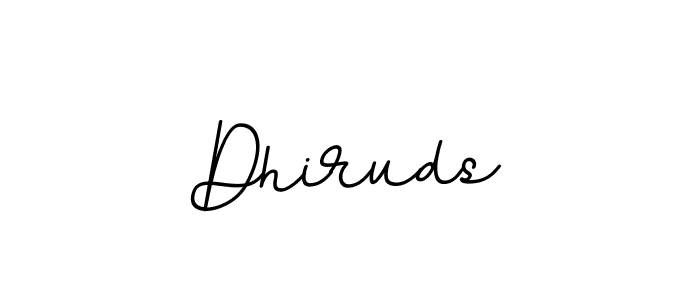 You should practise on your own different ways (BallpointsItalic-DORy9) to write your name (Dhiruds) in signature. don't let someone else do it for you. Dhiruds signature style 11 images and pictures png