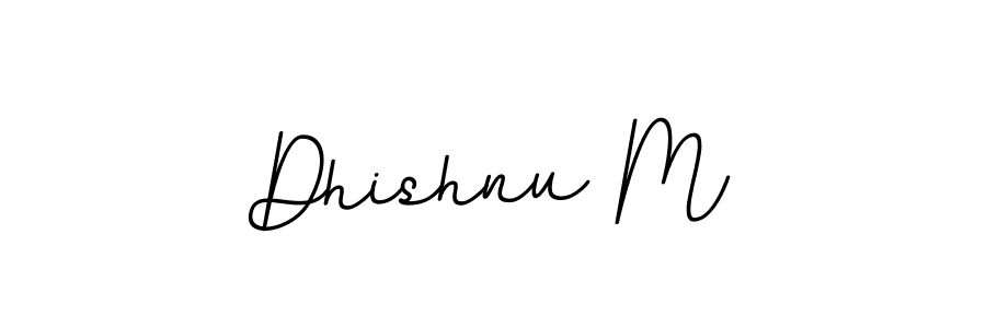 How to Draw Dhishnu M signature style? BallpointsItalic-DORy9 is a latest design signature styles for name Dhishnu M. Dhishnu M signature style 11 images and pictures png