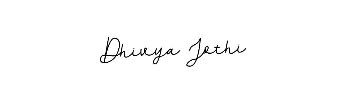 Dhivya Jothi stylish signature style. Best Handwritten Sign (BallpointsItalic-DORy9) for my name. Handwritten Signature Collection Ideas for my name Dhivya Jothi. Dhivya Jothi signature style 11 images and pictures png