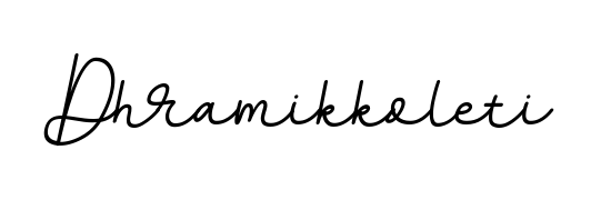 Stand out with a creative autograph for Dhramikkoleti. The BallpointsItalic-DORy9 styling blends modern aesthetics with classic signature flourishes. Dhramikkoleti signature style 11 images and pictures png