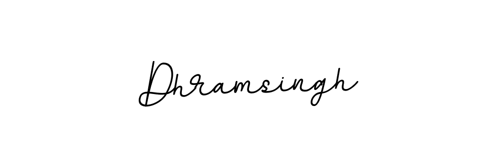 How to make Dhramsingh signature? BallpointsItalic-DORy9 is a professional autograph style. Create handwritten signature for Dhramsingh name. Dhramsingh signature style 11 images and pictures png