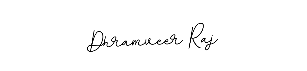 Make a beautiful signature design for name Dhramveer Raj. With this signature (BallpointsItalic-DORy9) style, you can create a handwritten signature for free. Dhramveer Raj signature style 11 images and pictures png