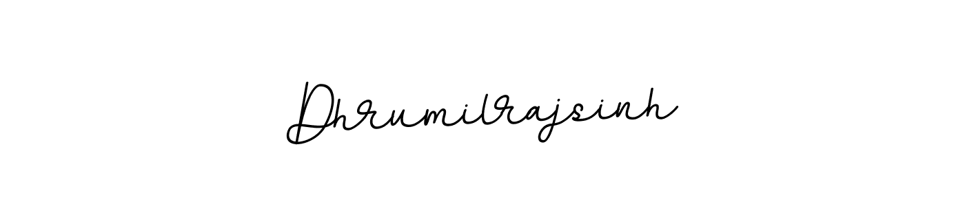 Dhrumilrajsinh stylish signature style. Best Handwritten Sign (BallpointsItalic-DORy9) for my name. Handwritten Signature Collection Ideas for my name Dhrumilrajsinh. Dhrumilrajsinh signature style 11 images and pictures png