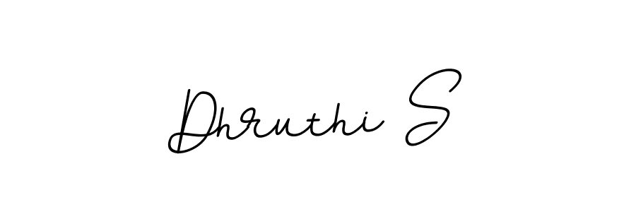 This is the best signature style for the Dhruthi S name. Also you like these signature font (BallpointsItalic-DORy9). Mix name signature. Dhruthi S signature style 11 images and pictures png