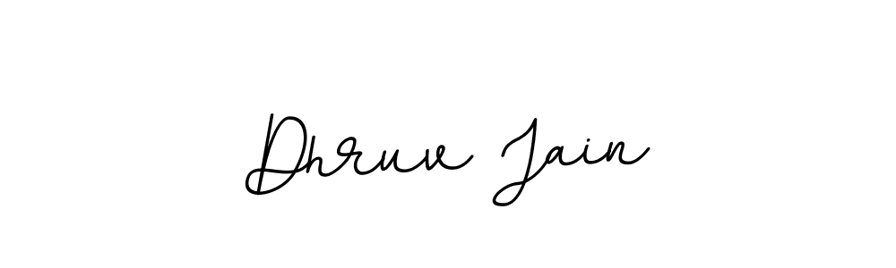 Make a beautiful signature design for name Dhruv Jain. With this signature (BallpointsItalic-DORy9) style, you can create a handwritten signature for free. Dhruv Jain signature style 11 images and pictures png