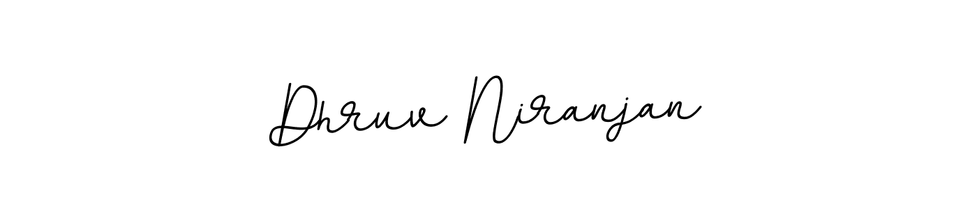 Create a beautiful signature design for name Dhruv Niranjan. With this signature (BallpointsItalic-DORy9) fonts, you can make a handwritten signature for free. Dhruv Niranjan signature style 11 images and pictures png