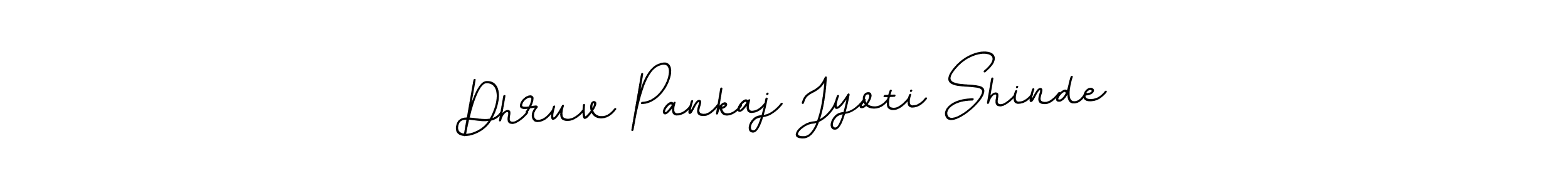 Design your own signature with our free online signature maker. With this signature software, you can create a handwritten (BallpointsItalic-DORy9) signature for name Dhruv Pankaj Jyoti Shinde. Dhruv Pankaj Jyoti Shinde signature style 11 images and pictures png