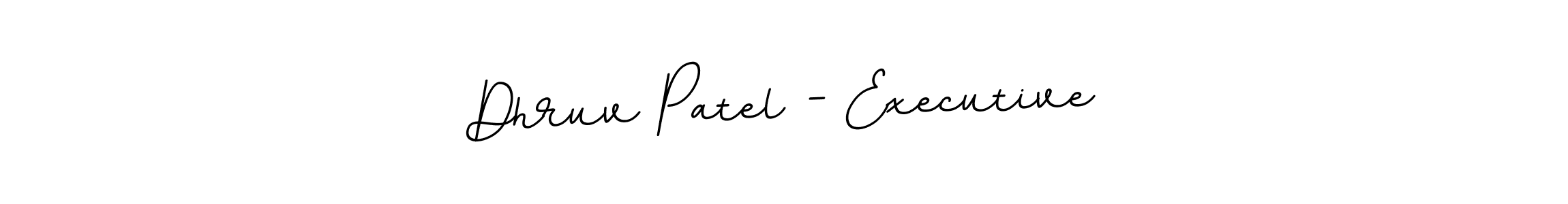 if you are searching for the best signature style for your name Dhruv Patel - Executive. so please give up your signature search. here we have designed multiple signature styles  using BallpointsItalic-DORy9. Dhruv Patel - Executive signature style 11 images and pictures png