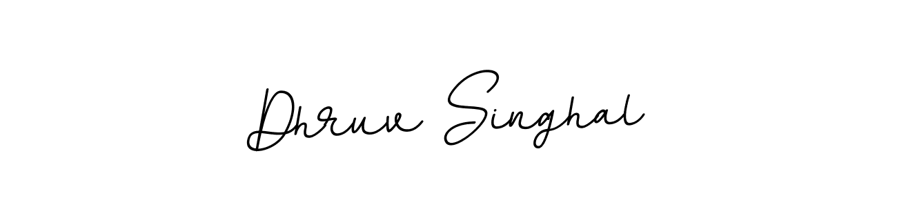 Make a beautiful signature design for name Dhruv Singhal. With this signature (BallpointsItalic-DORy9) style, you can create a handwritten signature for free. Dhruv Singhal signature style 11 images and pictures png