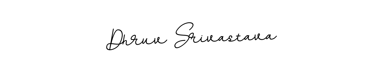 The best way (BallpointsItalic-DORy9) to make a short signature is to pick only two or three words in your name. The name Dhruv Srivastava include a total of six letters. For converting this name. Dhruv Srivastava signature style 11 images and pictures png