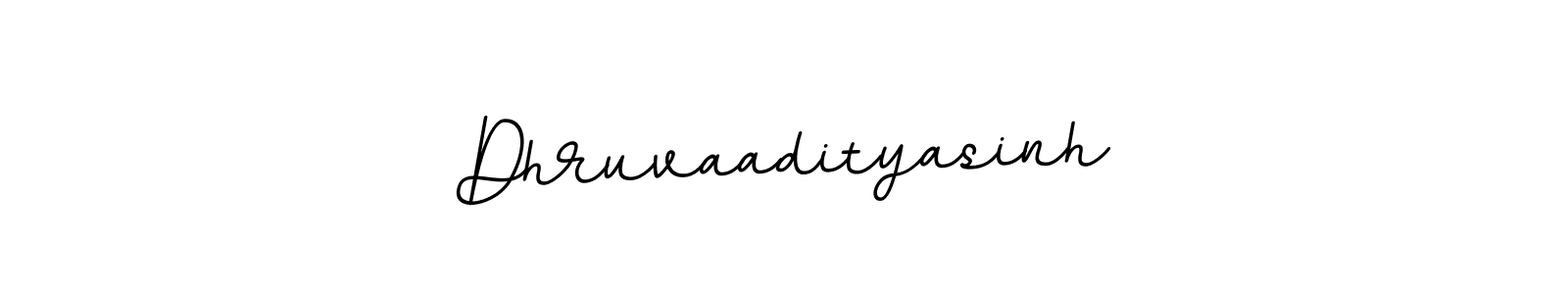 Make a beautiful signature design for name Dhruvaadityasinh. With this signature (BallpointsItalic-DORy9) style, you can create a handwritten signature for free. Dhruvaadityasinh signature style 11 images and pictures png