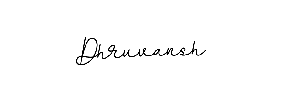 It looks lik you need a new signature style for name Dhruvansh. Design unique handwritten (BallpointsItalic-DORy9) signature with our free signature maker in just a few clicks. Dhruvansh signature style 11 images and pictures png