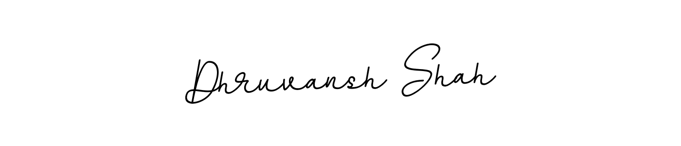 Dhruvansh Shah stylish signature style. Best Handwritten Sign (BallpointsItalic-DORy9) for my name. Handwritten Signature Collection Ideas for my name Dhruvansh Shah. Dhruvansh Shah signature style 11 images and pictures png