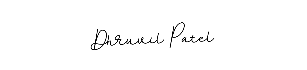 if you are searching for the best signature style for your name Dhruvil Patel. so please give up your signature search. here we have designed multiple signature styles  using BallpointsItalic-DORy9. Dhruvil Patel signature style 11 images and pictures png