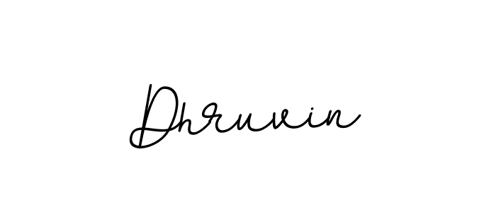 Design your own signature with our free online signature maker. With this signature software, you can create a handwritten (BallpointsItalic-DORy9) signature for name Dhruvin. Dhruvin signature style 11 images and pictures png