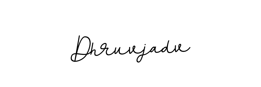 Similarly BallpointsItalic-DORy9 is the best handwritten signature design. Signature creator online .You can use it as an online autograph creator for name Dhruvjadv. Dhruvjadv signature style 11 images and pictures png