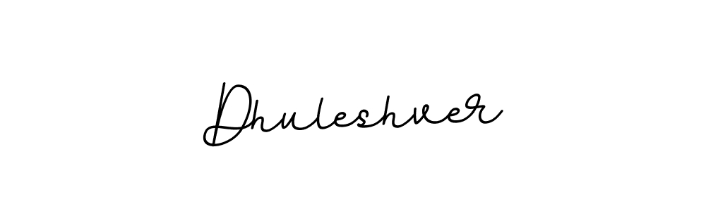Also we have Dhuleshver name is the best signature style. Create professional handwritten signature collection using BallpointsItalic-DORy9 autograph style. Dhuleshver signature style 11 images and pictures png