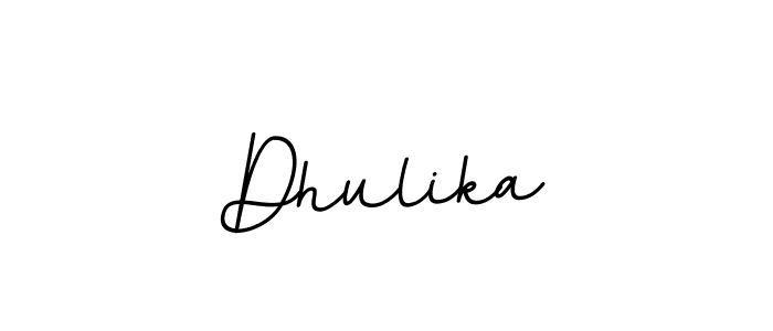 The best way (BallpointsItalic-DORy9) to make a short signature is to pick only two or three words in your name. The name Dhulika include a total of six letters. For converting this name. Dhulika signature style 11 images and pictures png
