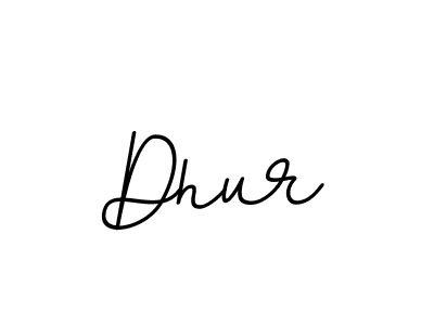 Create a beautiful signature design for name Dhur. With this signature (BallpointsItalic-DORy9) fonts, you can make a handwritten signature for free. Dhur signature style 11 images and pictures png