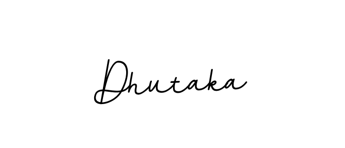 Design your own signature with our free online signature maker. With this signature software, you can create a handwritten (BallpointsItalic-DORy9) signature for name Dhutaka. Dhutaka signature style 11 images and pictures png