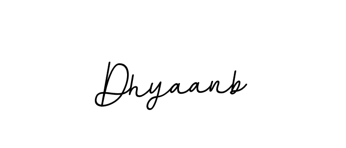 Use a signature maker to create a handwritten signature online. With this signature software, you can design (BallpointsItalic-DORy9) your own signature for name Dhyaanb. Dhyaanb signature style 11 images and pictures png