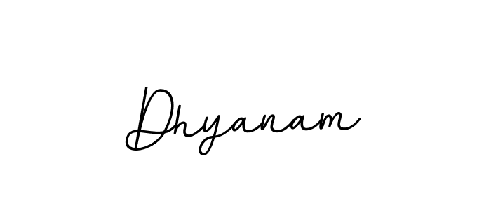 How to make Dhyanam name signature. Use BallpointsItalic-DORy9 style for creating short signs online. This is the latest handwritten sign. Dhyanam signature style 11 images and pictures png