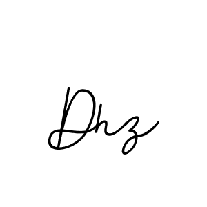Design your own signature with our free online signature maker. With this signature software, you can create a handwritten (BallpointsItalic-DORy9) signature for name Dhz. Dhz signature style 11 images and pictures png
