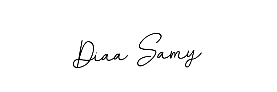 Design your own signature with our free online signature maker. With this signature software, you can create a handwritten (BallpointsItalic-DORy9) signature for name Diaa Samy. Diaa Samy signature style 11 images and pictures png