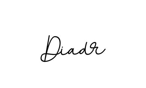 Use a signature maker to create a handwritten signature online. With this signature software, you can design (BallpointsItalic-DORy9) your own signature for name Diadr. Diadr signature style 11 images and pictures png