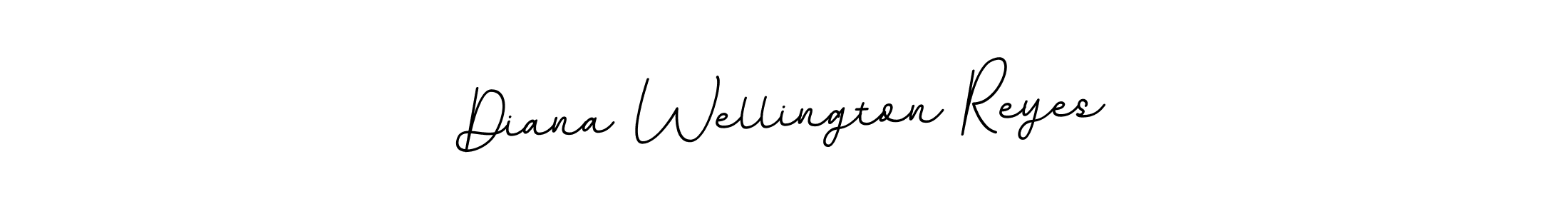 You should practise on your own different ways (BallpointsItalic-DORy9) to write your name (Diana Wellington Reyes) in signature. don't let someone else do it for you. Diana Wellington Reyes signature style 11 images and pictures png