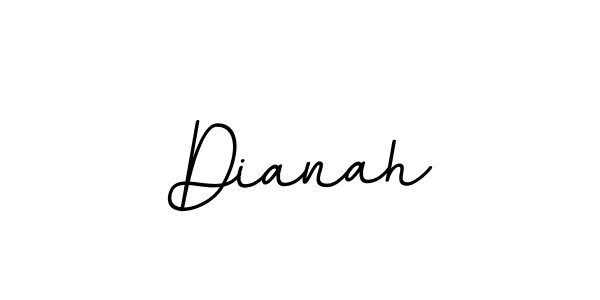 You should practise on your own different ways (BallpointsItalic-DORy9) to write your name (Dianah) in signature. don't let someone else do it for you. Dianah signature style 11 images and pictures png