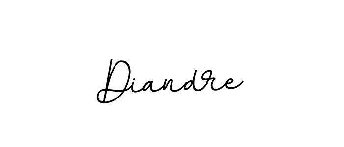 Make a beautiful signature design for name Diandre. With this signature (BallpointsItalic-DORy9) style, you can create a handwritten signature for free. Diandre signature style 11 images and pictures png