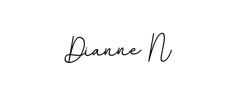 How to Draw Dianne N signature style? BallpointsItalic-DORy9 is a latest design signature styles for name Dianne N. Dianne N signature style 11 images and pictures png
