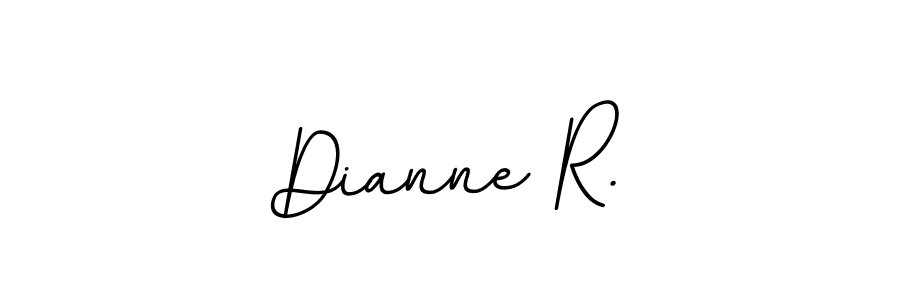 Make a beautiful signature design for name Dianne R.. With this signature (BallpointsItalic-DORy9) style, you can create a handwritten signature for free. Dianne R. signature style 11 images and pictures png