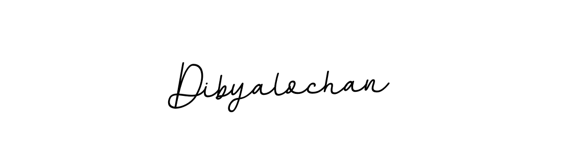How to make Dibyalochan name signature. Use BallpointsItalic-DORy9 style for creating short signs online. This is the latest handwritten sign. Dibyalochan signature style 11 images and pictures png