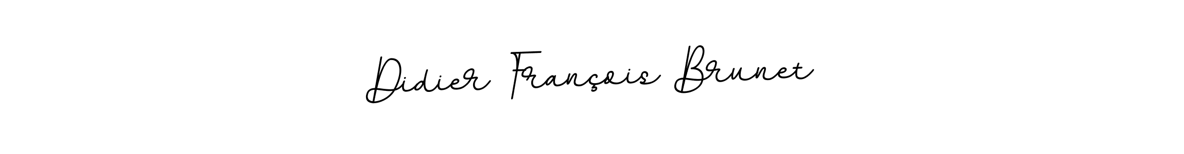 Use a signature maker to create a handwritten signature online. With this signature software, you can design (BallpointsItalic-DORy9) your own signature for name Didier François Brunet. Didier François Brunet signature style 11 images and pictures png