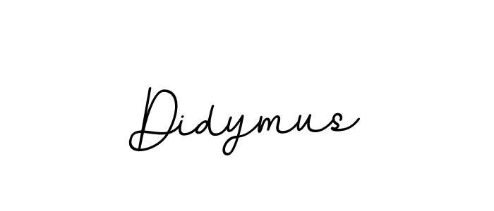 You should practise on your own different ways (BallpointsItalic-DORy9) to write your name (Didymus) in signature. don't let someone else do it for you. Didymus signature style 11 images and pictures png