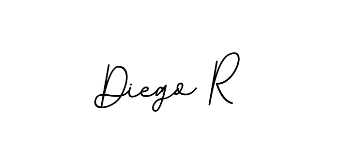 Design your own signature with our free online signature maker. With this signature software, you can create a handwritten (BallpointsItalic-DORy9) signature for name Diego R. Diego R signature style 11 images and pictures png