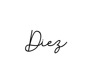 How to make Diez name signature. Use BallpointsItalic-DORy9 style for creating short signs online. This is the latest handwritten sign. Diez signature style 11 images and pictures png