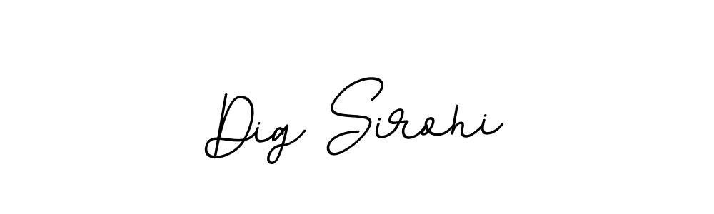 Design your own signature with our free online signature maker. With this signature software, you can create a handwritten (BallpointsItalic-DORy9) signature for name Dig Sirohi. Dig Sirohi signature style 11 images and pictures png