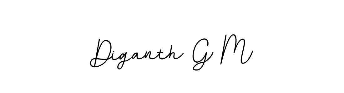 Make a beautiful signature design for name Diganth G M. Use this online signature maker to create a handwritten signature for free. Diganth G M signature style 11 images and pictures png