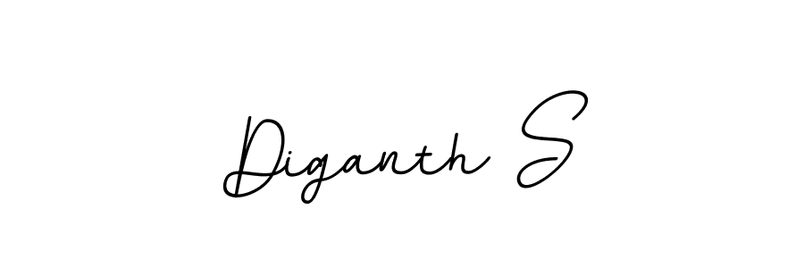 It looks lik you need a new signature style for name Diganth S. Design unique handwritten (BallpointsItalic-DORy9) signature with our free signature maker in just a few clicks. Diganth S signature style 11 images and pictures png