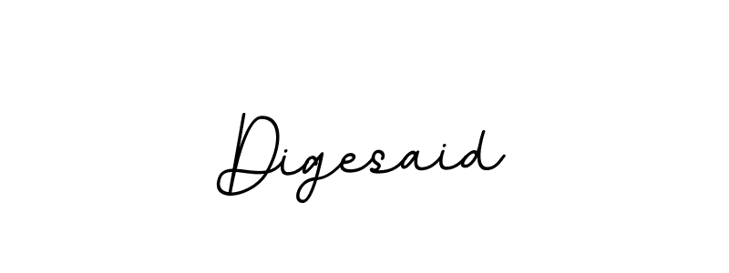 Make a beautiful signature design for name Digesaid. With this signature (BallpointsItalic-DORy9) style, you can create a handwritten signature for free. Digesaid signature style 11 images and pictures png